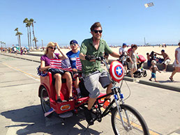 Pedicab tours in Santa Monica, Venice, Marina Del Rey and all of Los Angeles