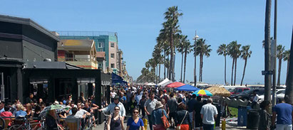 Millions of people pass through Santa Monica, Venice and Marina Del Rey every year. We can show them your brand on our pedicab